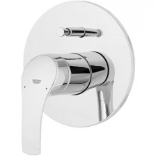 Смеситель для ванны GROHE Eurosmart New (33305002), встраиваемый, включает встроенный механизм