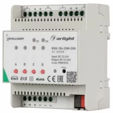 INTELLIGENT ARLIGHT Диммер KNX-104-DIM-DIN (12-24V, 4x4A) (IARL, -)